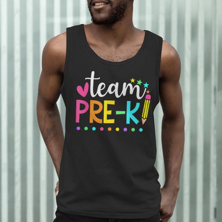 Pre-k Team Pencil Teacher Student Back To School Girls Men Tank Top, novelty gifts, funny gifts Pre-k Team Pencil Teacher Student Back To School Girls Men Tank Top, novelty gifts, funny gifts