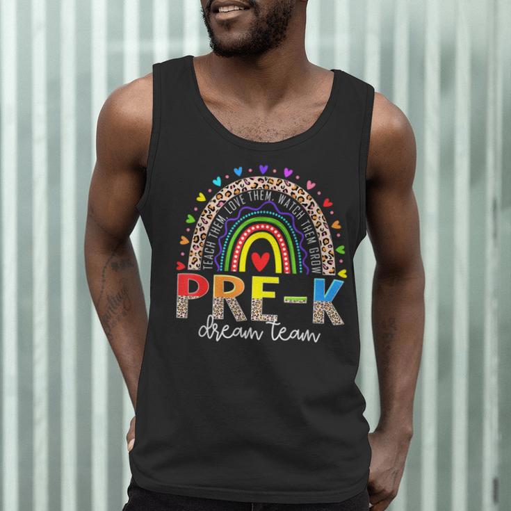 PreK Dream Team Leopard Rainbow Teacher Squad Back To School Men Tank Top, novelty gifts, funny gifts PreK Dream Team Leopard Rainbow Teacher Squad Back To School Men Tank Top, novelty gifts, funny gifts