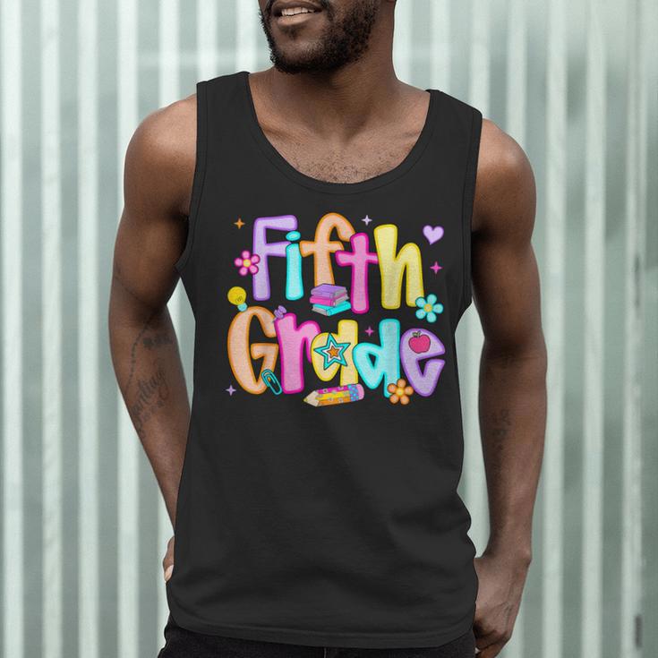 Preppy Fifth Grade Back To School 5th Grade Teacher Girl Boy Men Tank Top, novelty gifts, funny gifts Preppy Fifth Grade Back To School 5th Grade Teacher Girl Boy Men Tank Top, novelty gifts, funny gifts