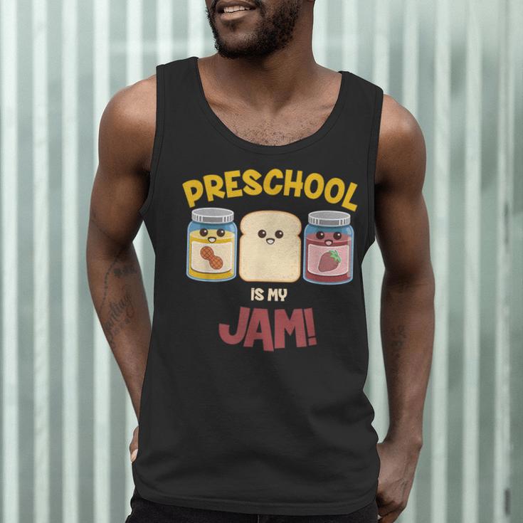 Preschool Is My Jam Teacher Shirt Men Tank Top, novelty gifts, funny gifts
