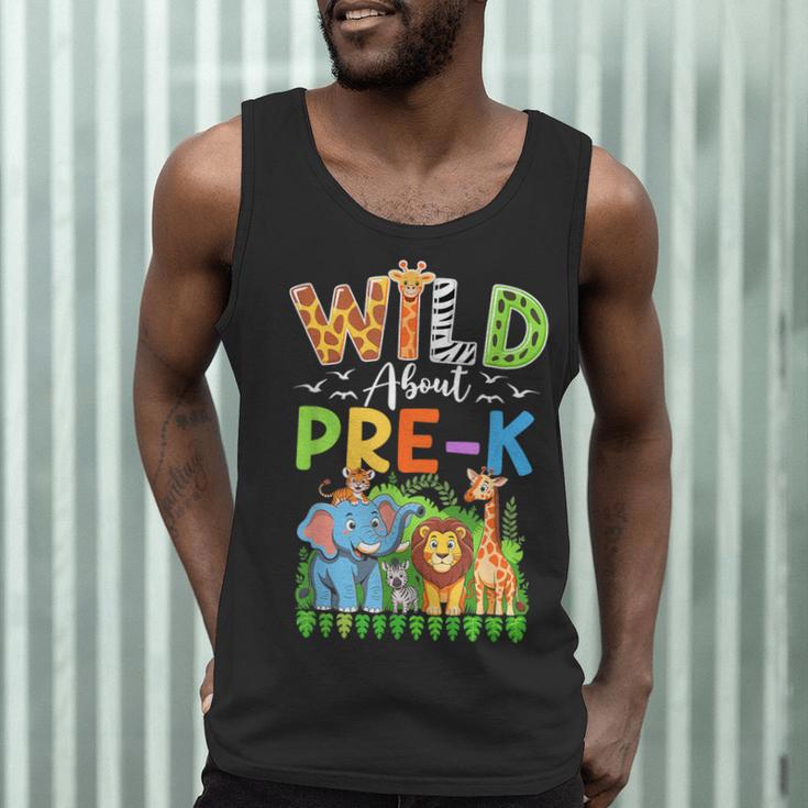 Preschool Teacher Kids Back To School Wild About Pre-K Men Tank Top, novelty gifts, funny gifts Preschool Teacher Kids Back To School Wild About Pre-K Men Tank Top, novelty gifts, funny gifts