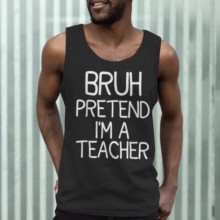 Pretend I'm A Teacher Halloween Costume Men Tank Top, novelty gifts, funny gifts Pretend I'm A Teacher Halloween Costume Men Tank Top, novelty gifts, funny gifts