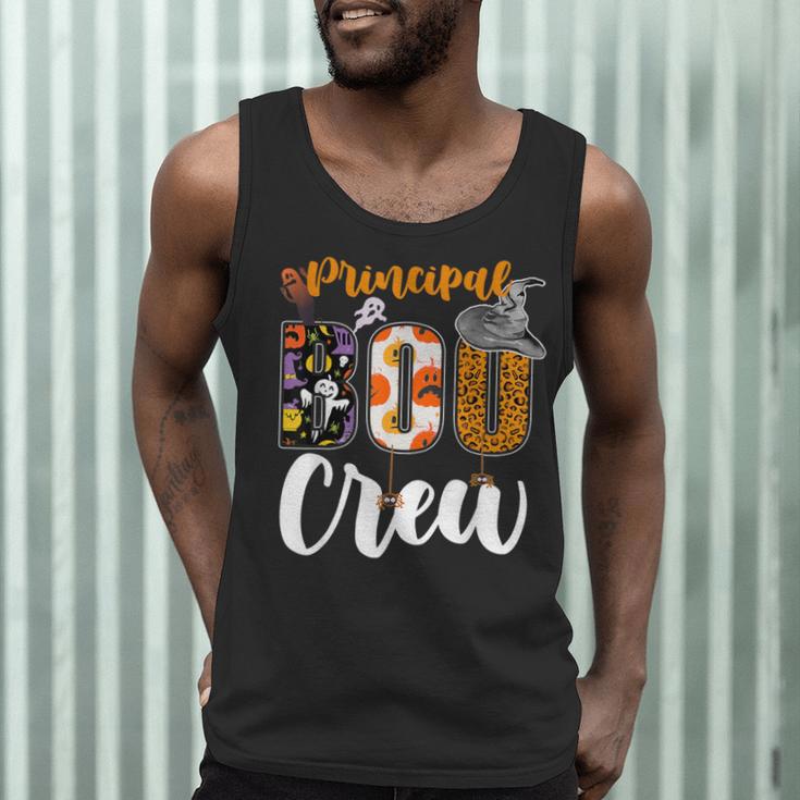 Principal Boo Crew Ghost Halloween Teachers School Matching Men Tank Top, novelty gifts, funny gifts