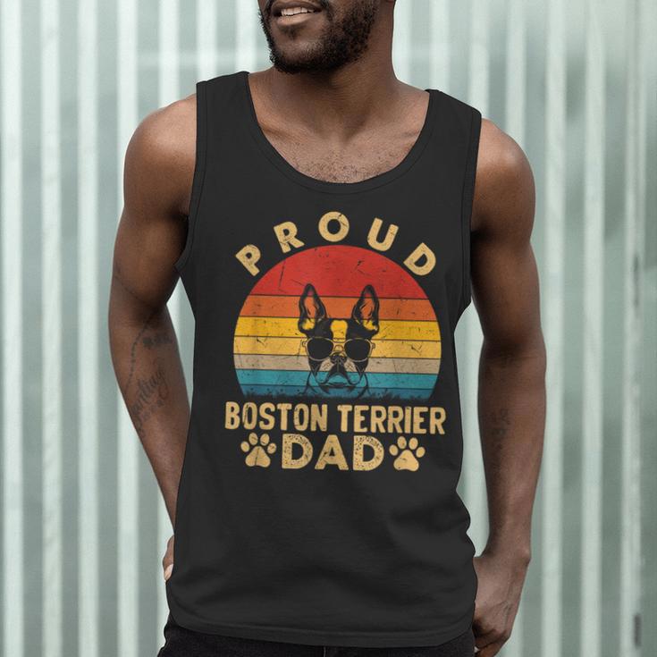 Proud Boston Terrier Dad Dog Owner Fathers Day Men Women Kids Men Tank Top, novelty gifts, funny gifts