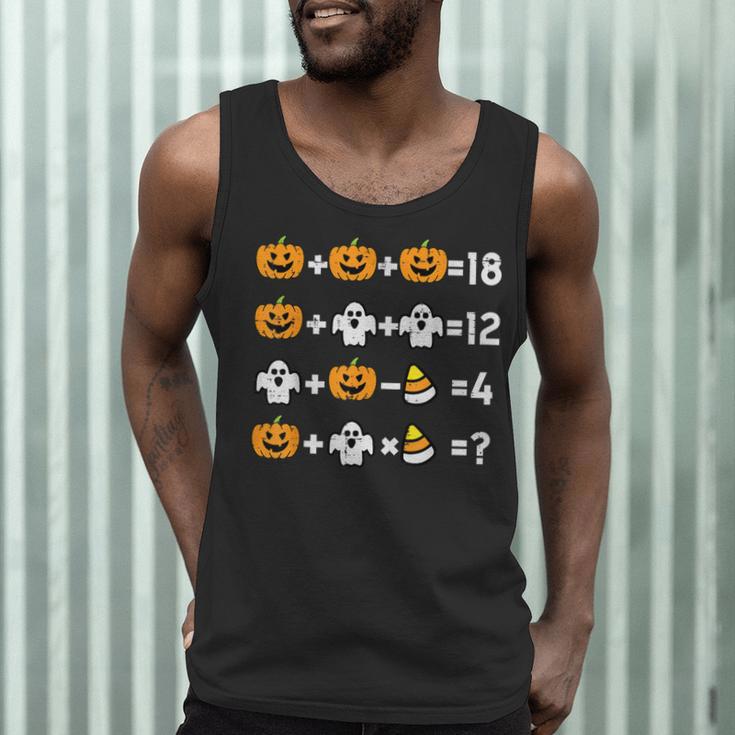 Pumpkin Ghost Equation Math Teacher Halloween Costume Men Tank Top, novelty gifts, funny gifts Pumpkin Ghost Equation Math Teacher Halloween Costume Men Tank Top, novelty gifts, funny gifts