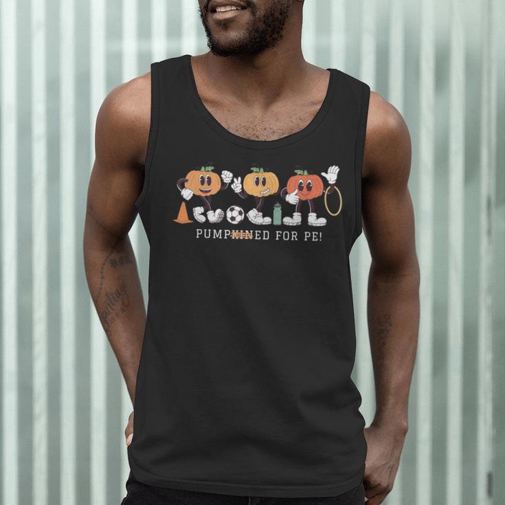 Pumpkin PE Teacher Team Physical Education Autumn Fall Men Tank Top, novelty gifts, funny gifts Pumpkin PE Teacher Team Physical Education Autumn Fall Men Tank Top, novelty gifts, funny gifts