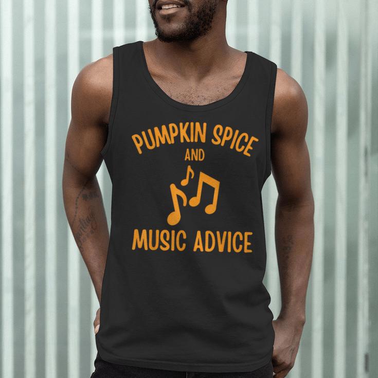 Pumpkin Spice And Music Advice Music Teacher Halloween Men Tank Top, novelty gifts, funny gifts Pumpkin Spice And Music Advice Music Teacher Halloween Men Tank Top, novelty gifts, funny gifts