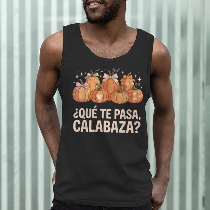 Qué Te Pasacalabaza Fall Immersion Teacher Spanish Teacher Men Tank Top, novelty gifts, funny gifts Qué Te Pasacalabaza Fall Immersion Teacher Spanish Teacher Men Tank Top, novelty gifts, funny gifts