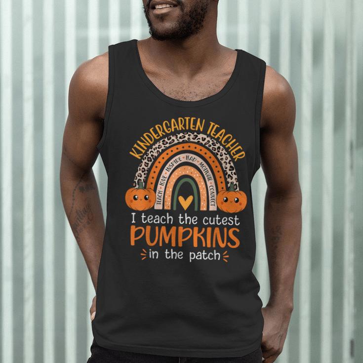 Rainbow I Teach The Cutest Pumpkins Kindergarten Teacher Men Women Men Tank Top, novelty gifts, funny gifts Rainbow I Teach The Cutest Pumpkins Kindergarten Teacher Men Women Men Tank Top, novelty gifts, funny gifts
