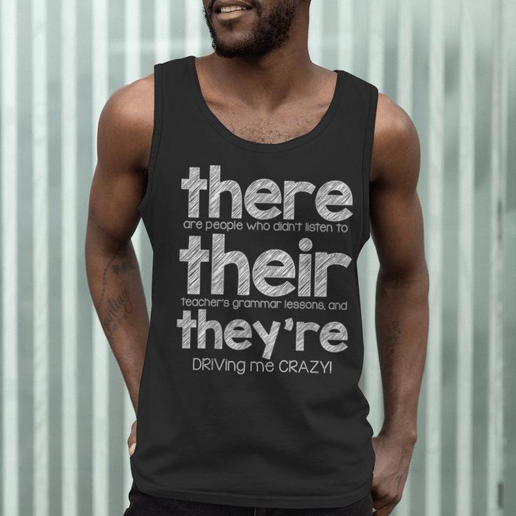 There Their They'Re English Grammar Teacher Humor Men Tank Top, novelty gifts, funny gifts There Their They'Re English Grammar Teacher Humor Men Tank Top, novelty gifts, funny gifts