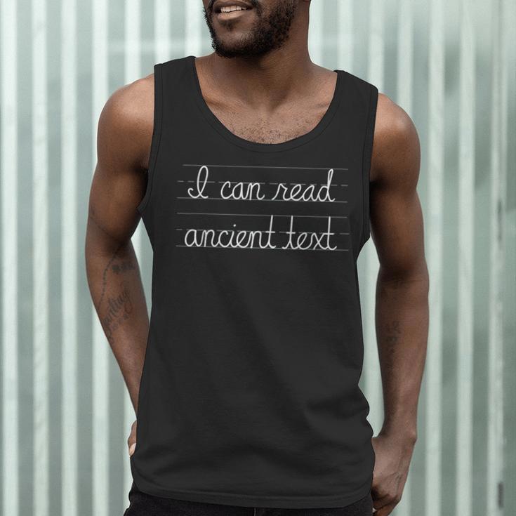 I Can Read Ancient Text English Teacher For Men Women Men Tank Top, novelty gifts, funny gifts I Can Read Ancient Text English Teacher For Men Women Men Tank Top, novelty gifts, funny gifts