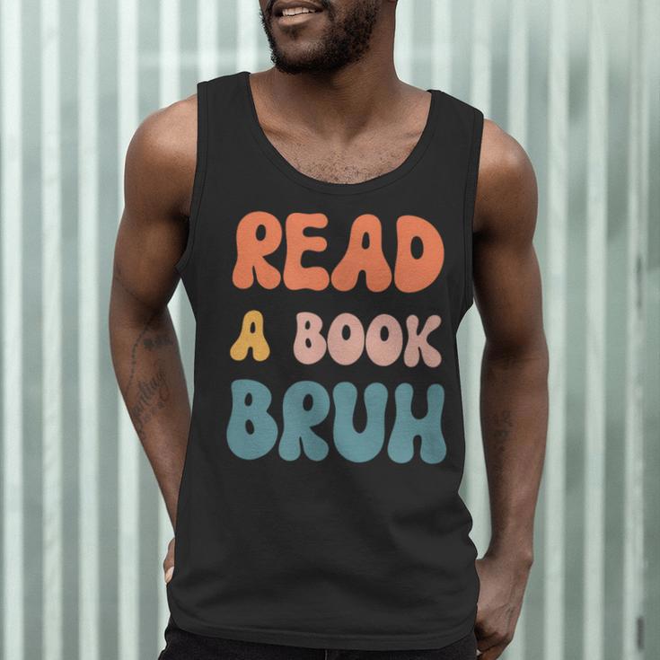 Read A Book Bruh English Teacher Reading Literature Men Tank Top, novelty gifts, funny gifts Read A Book Bruh English Teacher Reading Literature Men Tank Top, novelty gifts, funny gifts