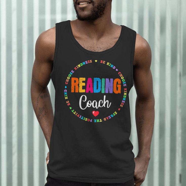 Reading Coach Teacher Interventionist Specialist Literacy Men Tank Top, novelty gifts, funny gifts