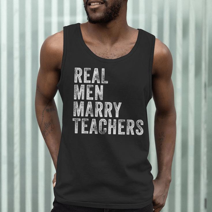 Real Men Marry Teachers Future Husband Wife Engagement Men Tank Top, novelty gifts, funny gifts Real Men Marry Teachers Future Husband Wife Engagement Men Tank Top, novelty gifts, funny gifts