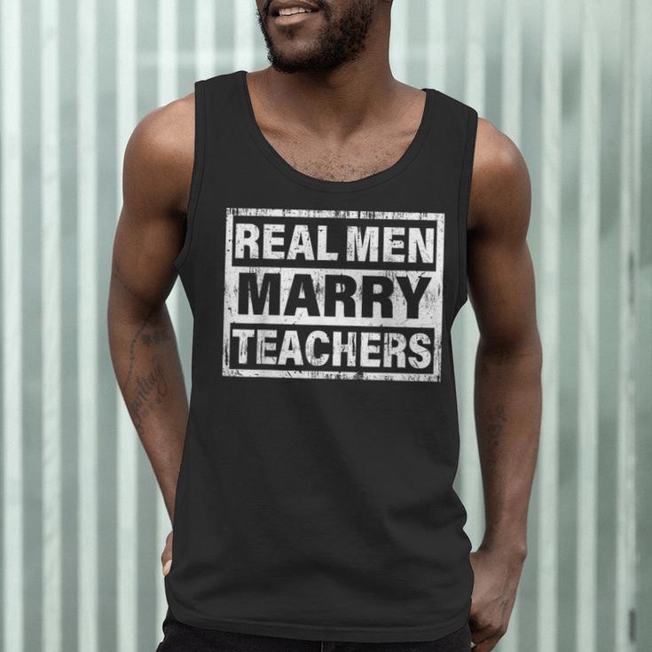 Real Men Marry Teachers Teacher Men Tank Top, novelty gifts, funny gifts Real Men Marry Teachers Teacher Men Tank Top, novelty gifts, funny gifts