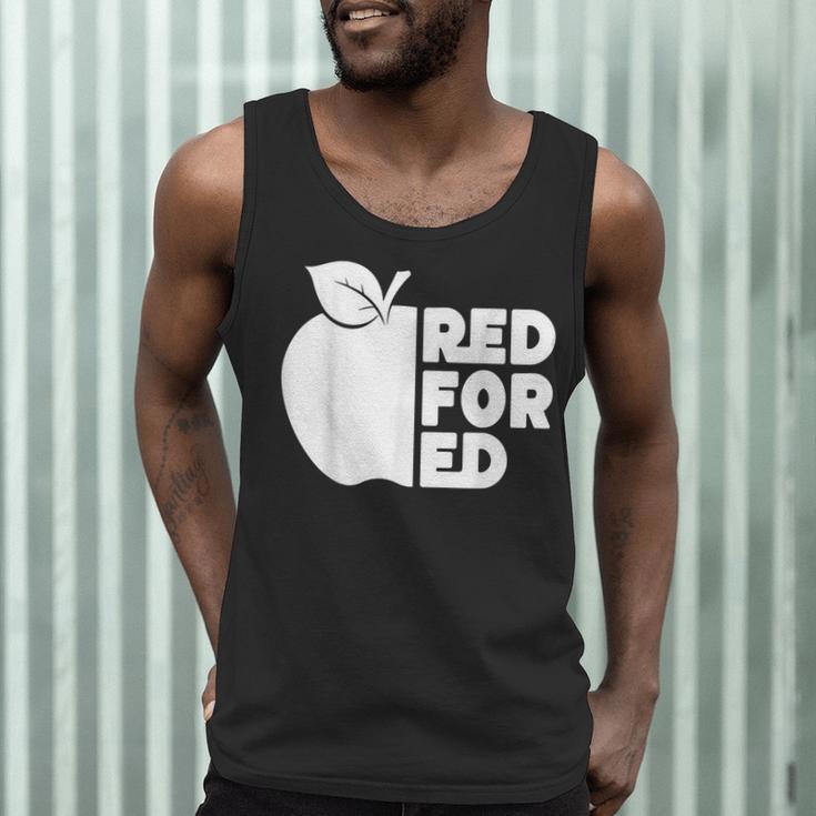 Red For Ed Teacher Support Public Education For Men Women Kids Men Tank Top, novelty gifts, funny gifts Red For Ed Teacher Support Public Education For Men Women Kids Men Tank Top, novelty gifts, funny gifts