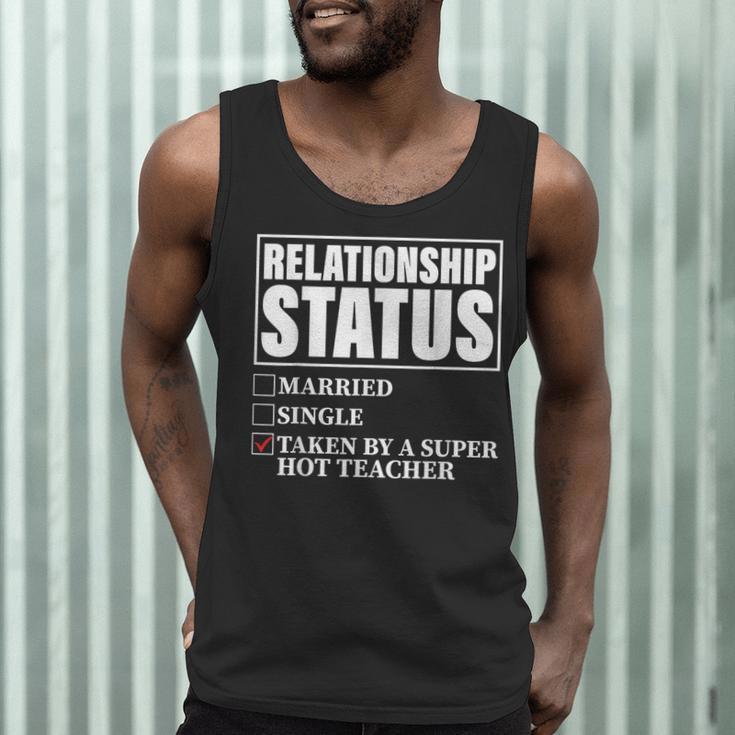 Relationship Status Taken By Super Hot Teacher Men Tank Top, novelty gifts, funny gifts