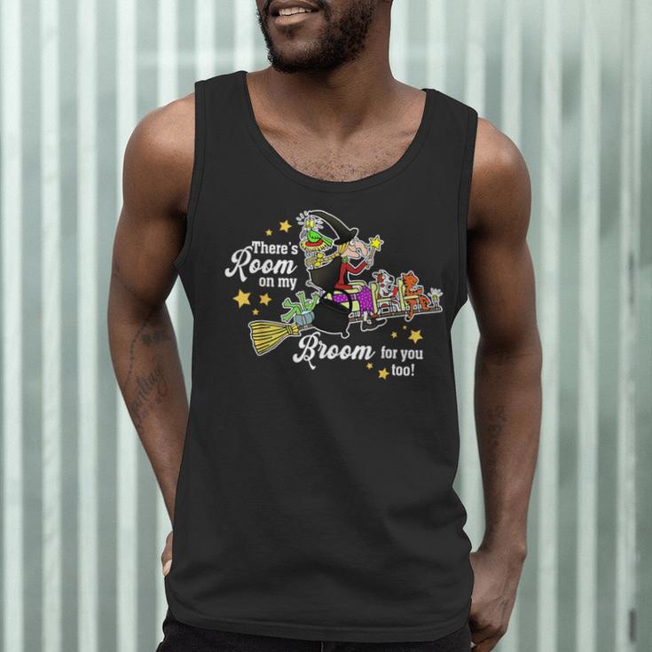 There's Room On My Broom For You Too Teacher Halloween Men Tank Top, novelty gifts, funny gifts There's Room On My Broom For You Too Teacher Halloween Men Tank Top, novelty gifts, funny gifts
