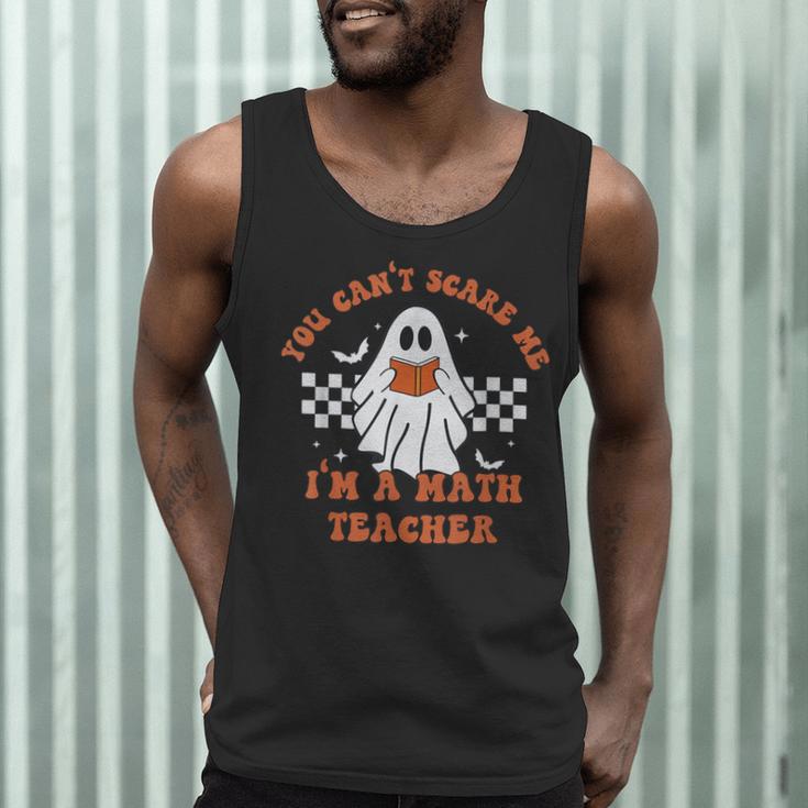 Retro You Can't Scare Me I'm A Math Teacher Cute Ghost Women Men Tank Top, novelty gifts, funny gifts Retro You Can't Scare Me I'm A Math Teacher Cute Ghost Women Men Tank Top, novelty gifts, funny gifts