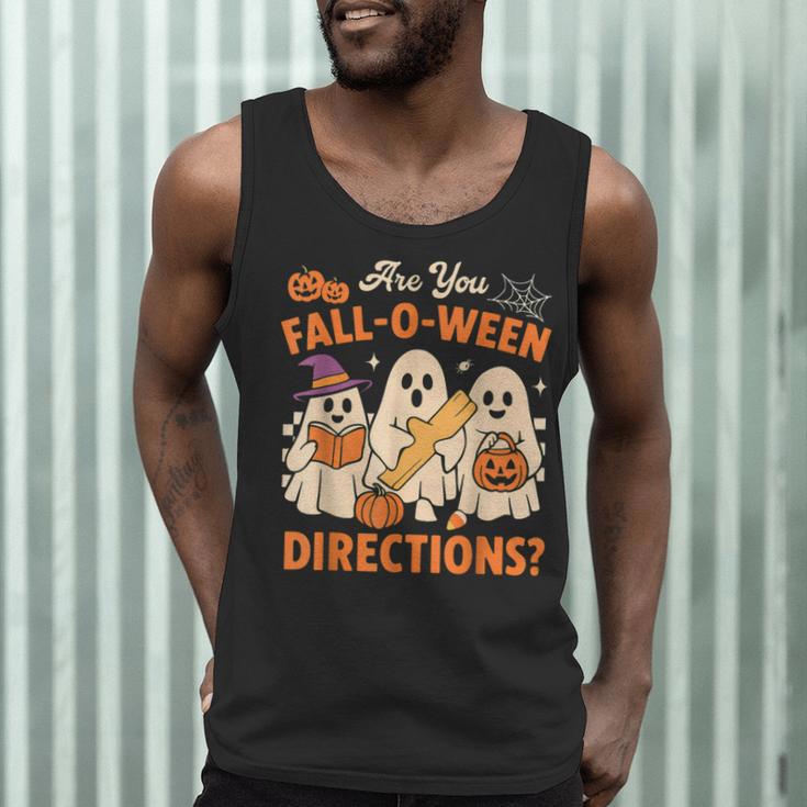 Retro Are You Fall O Ween Directions Ghost Teacher Spooky Men Tank Top, novelty gifts, funny gifts Retro Are You Fall O Ween Directions Ghost Teacher Spooky Men Tank Top, novelty gifts, funny gifts