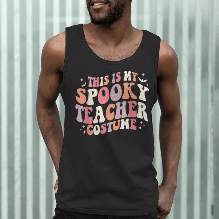 Retro Halloween This Is My Spooky School Teacher Costume Men Tank Top, novelty gifts, funny gifts Retro Halloween This Is My Spooky School Teacher Costume Men Tank Top, novelty gifts, funny gifts