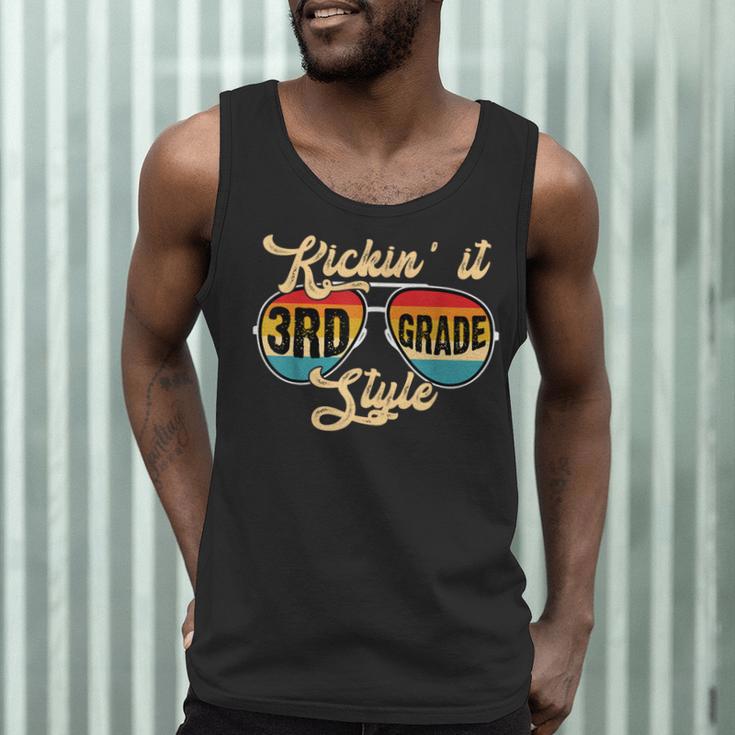 Retro Kickin It 3rd Grade Style Teacher Back To School Men Women Men Tank Top, novelty gifts, funny gifts Retro Kickin It 3rd Grade Style Teacher Back To School Men Women Men Tank Top, novelty gifts, funny gifts