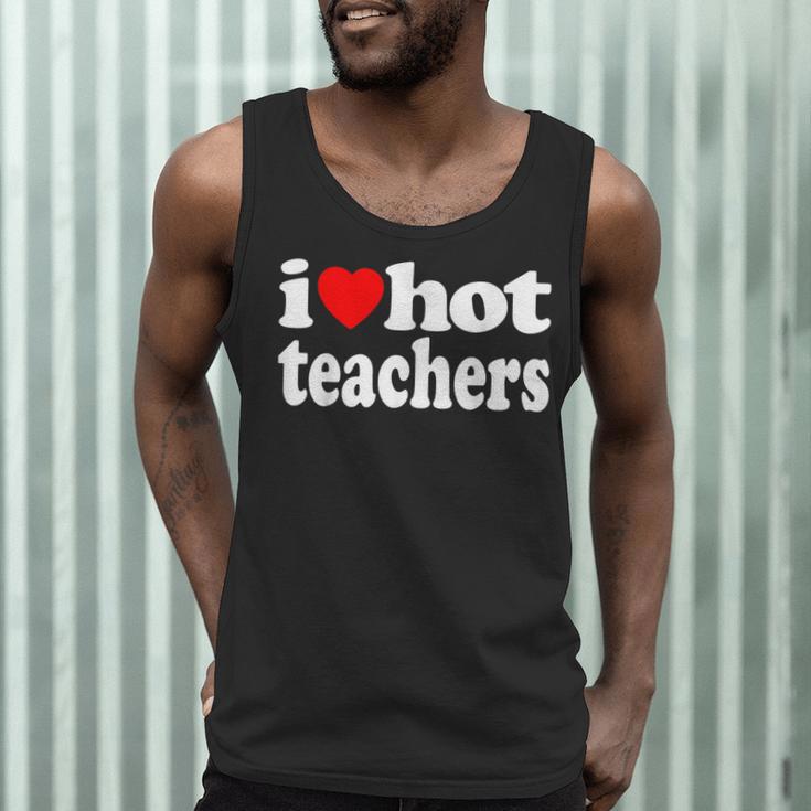 Retro I Love Hot Teachers Vintage I Heart Hot Teacher Men Women Girls Kids Men Tank Top, novelty gifts, funny gifts