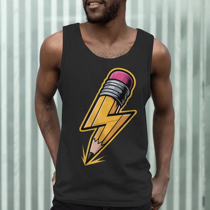 Retro Pencil Pencil Back To School Teacher Student Men Tank Top, novelty gifts, funny gifts Retro Pencil Pencil Back To School Teacher Student Men Tank Top, novelty gifts, funny gifts