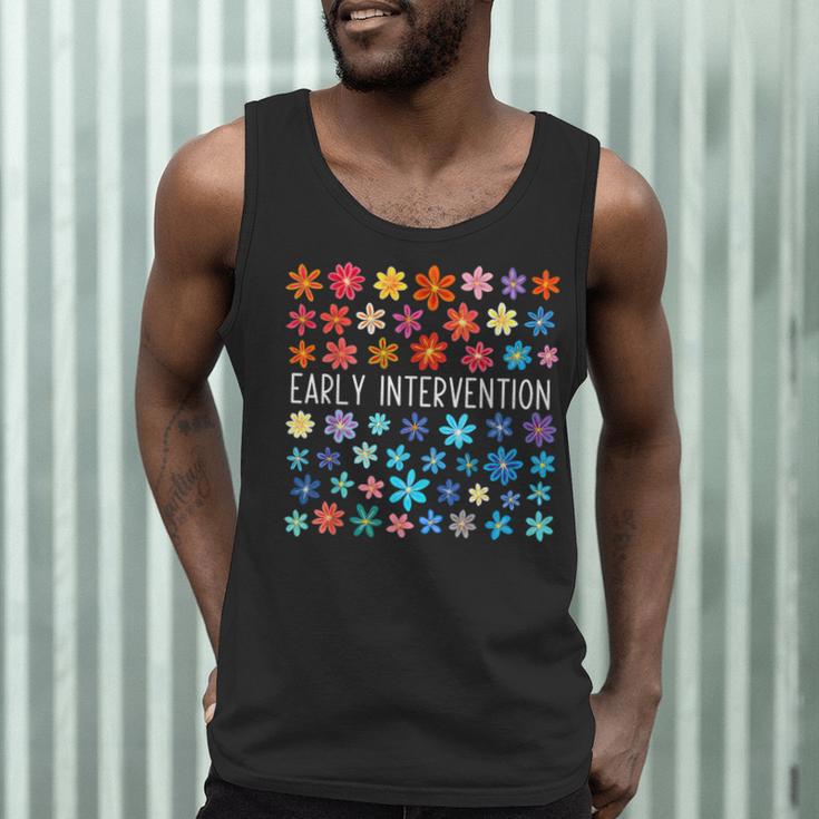 Retro Wildflower Early Intervention Teacher Interventionist Men Tank Top, novelty gifts, funny gifts Retro Wildflower Early Intervention Teacher Interventionist Men Tank Top, novelty gifts, funny gifts