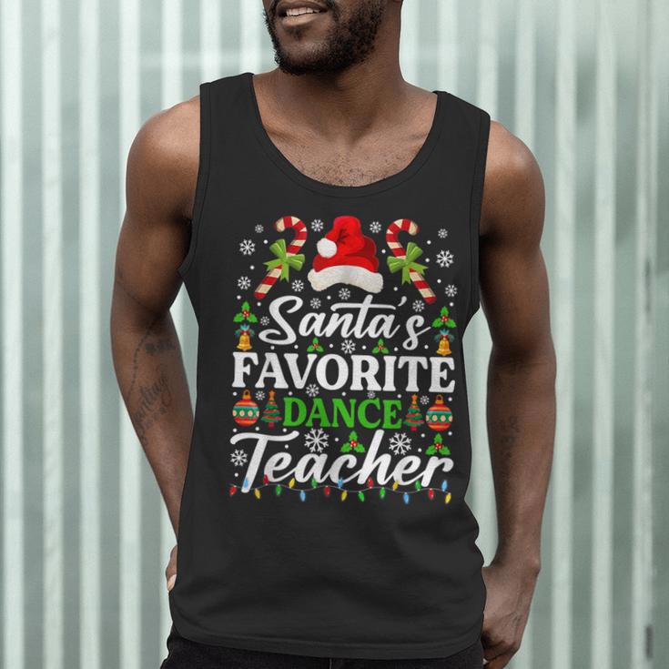 Santa's Favorite Dance Teacher Shirt Christmas Pajama Men Tank Top, novelty gifts, funny gifts Santa's Favorite Dance Teacher Shirt Christmas Pajama Men Tank Top, novelty gifts, funny gifts