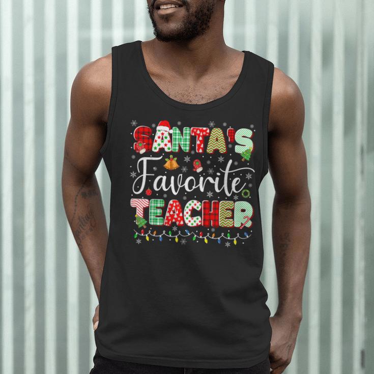 Santas Favorite Teacher Christmas Matching Xmas Men Women Men Tank Top, novelty gifts, funny gifts Santas Favorite Teacher Christmas Matching Xmas Men Women Men Tank Top, novelty gifts, funny gifts