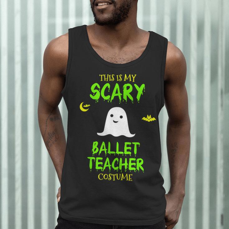 Scary Ballet Teacher Costume Halloween Lazy Easy Men Tank Top, novelty gifts, funny gifts