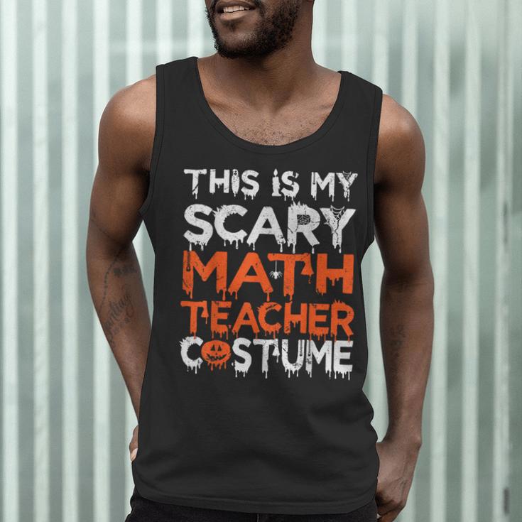 This Is My Scary Math Teacher Costume For Halloween Men Tank Top, novelty gifts, funny gifts