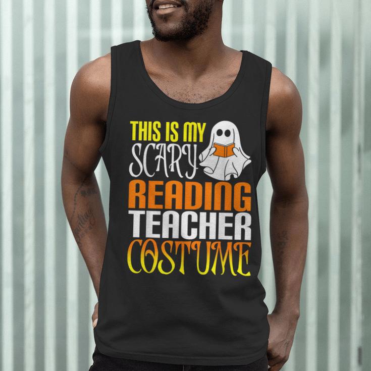 This Is My Scary Reading Teacher Costume Halloween School Men Tank Top, novelty gifts, funny gifts This Is My Scary Reading Teacher Costume Halloween School Men Tank Top, novelty gifts, funny gifts