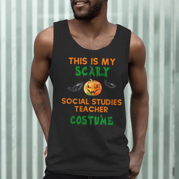 My Scary Social Studies Teacher Costume Halloween Men Women Men Tank Top, novelty gifts, funny gifts My Scary Social Studies Teacher Costume Halloween Men Women Men Tank Top, novelty gifts, funny gifts