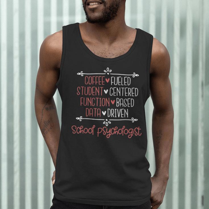 School Psychologist Coffee Student Teacher Psychology Men Women Men Tank Top, novelty gifts, funny gifts
