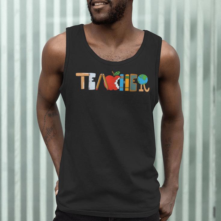 School Teacher Men And Women Back To School Teachers Men Tank Top, novelty gifts, funny gifts