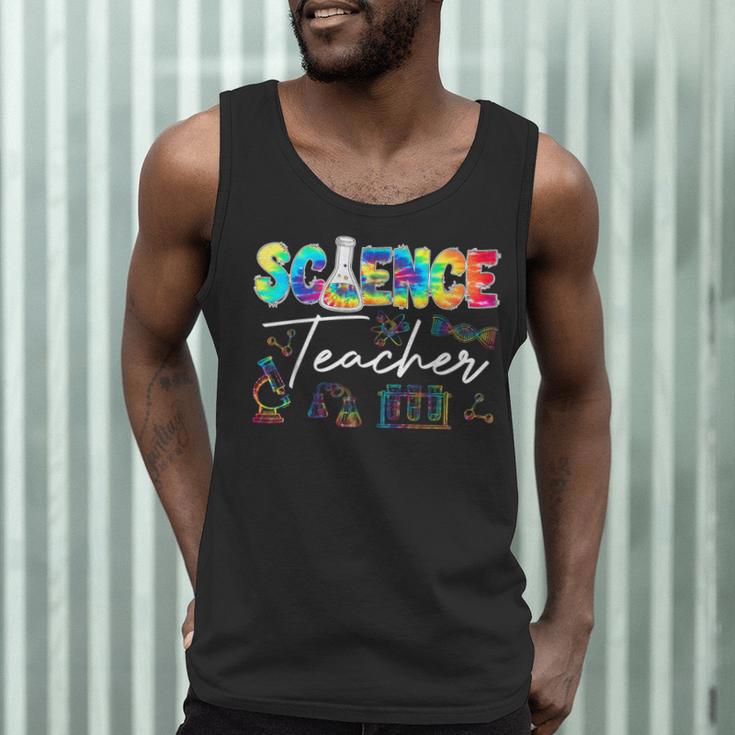 Science Teacher Tie Dye First Day Of School Back To School Men Women Girls Kids Men Tank Top, novelty gifts, funny gifts