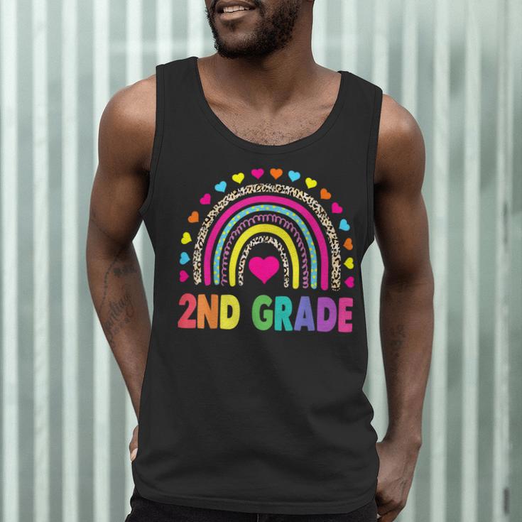 Second Grade Rainbow Girls Boys Teacher Team 2nd Grade Squad Men Tank Top, novelty gifts, funny gifts