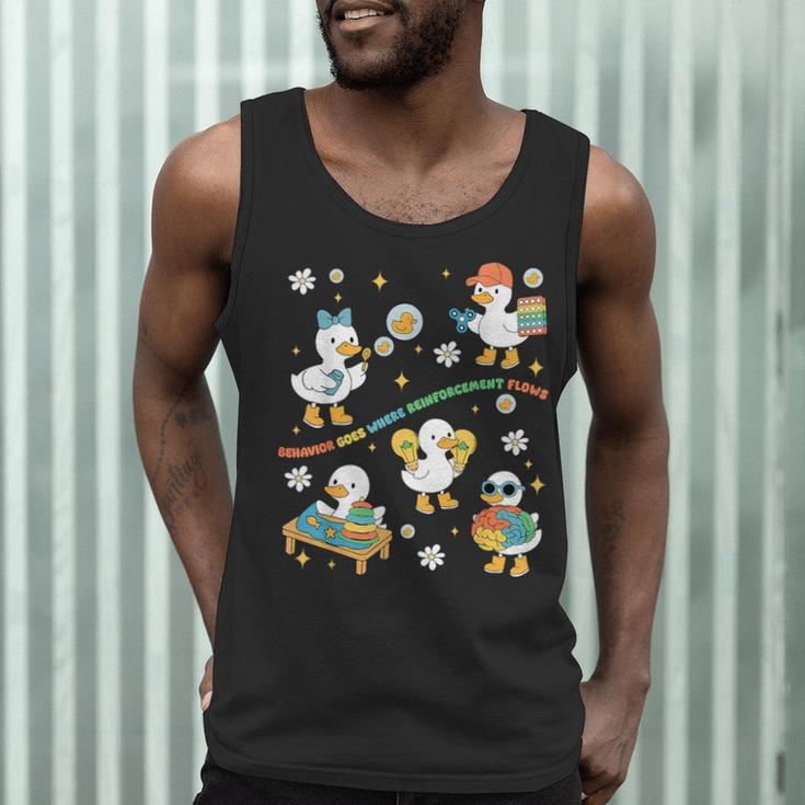 Silly Goose Behavior Analyst RBT ABA Therapy SPED Teacher Men Tank Top, novelty gifts, funny gifts