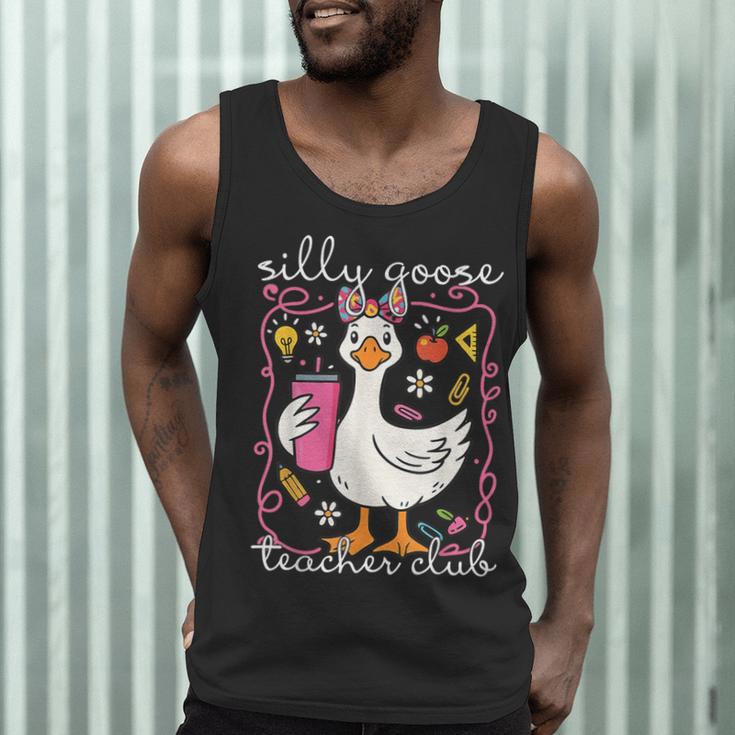Silly Goose Teacher Club Animal Lover Groovy Teacher Men Tank Top, novelty gifts, funny gifts Silly Goose Teacher Club Animal Lover Groovy Teacher Men Tank Top, novelty gifts, funny gifts