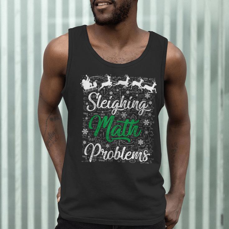 Sleighing Math Problem Xmas In Math Teacher Christmas Men Women Men Tank Top, novelty gifts, funny gifts Sleighing Math Problem Xmas In Math Teacher Christmas Men Women Men Tank Top, novelty gifts, funny gifts