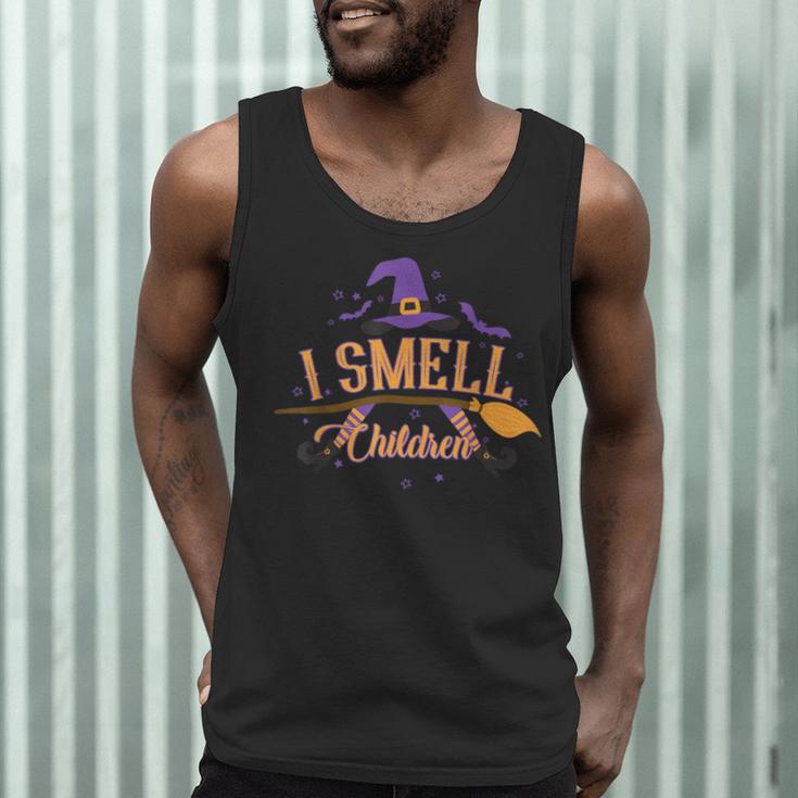 I Smell Children Wicked Cute Kindergarten Teacher Halloween Men Tank Top, novelty gifts, funny gifts