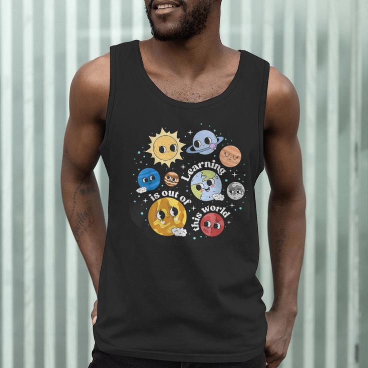 Solar System Learning Is Out Of This World Science Teacher Men Tank Top, novelty gifts, funny gifts Solar System Learning Is Out Of This World Science Teacher Men Tank Top, novelty gifts, funny gifts