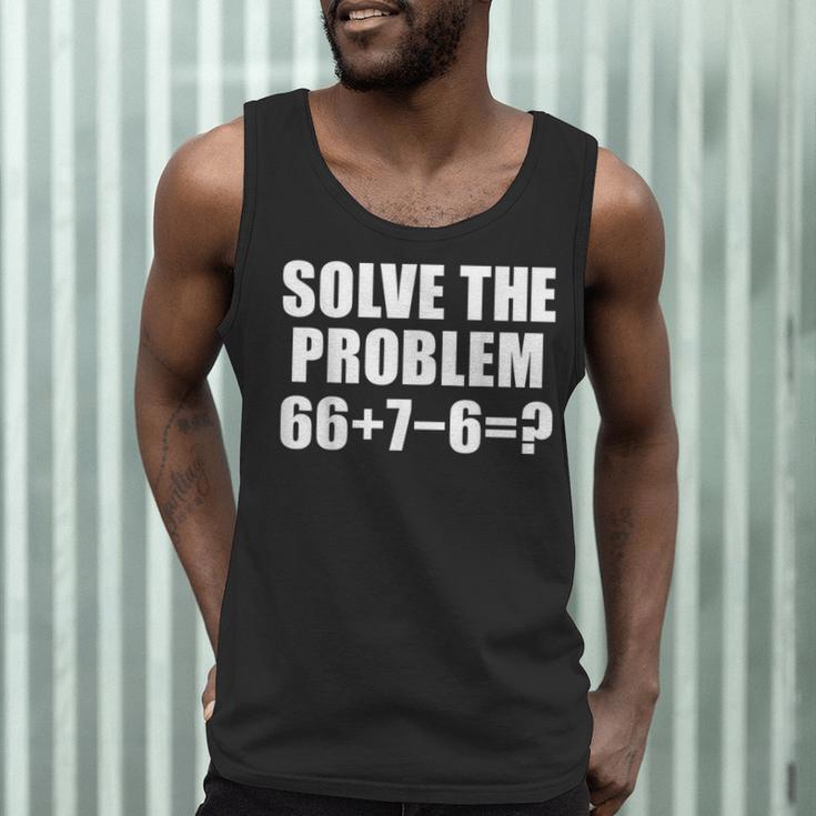 Solve The Problem 67 Meme Six Seven Elementary Math Teacher Men Tank Top, novelty gifts, funny gifts