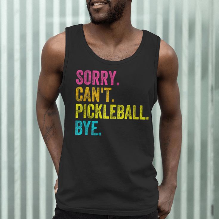 Sorry Can't Pickleball Bye Teacher Student Sport Men Tank Top, novelty gifts, funny gifts Sorry Can't Pickleball Bye Teacher Student Sport Men Tank Top, novelty gifts, funny gifts