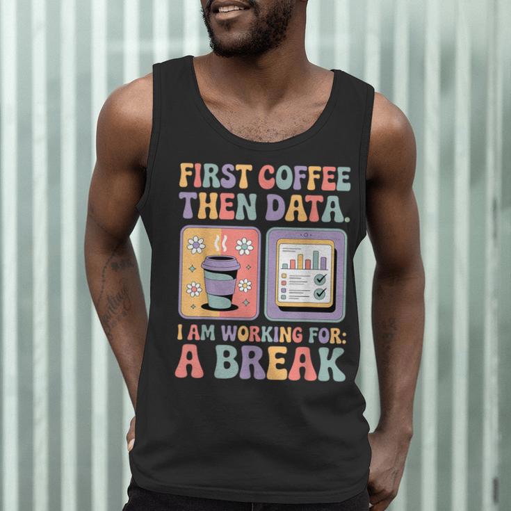 Special Education First Coffee Then Data Retro SPED Teacher Men Tank Top, novelty gifts, funny gifts Special Education First Coffee Then Data Retro SPED Teacher Men Tank Top, novelty gifts, funny gifts