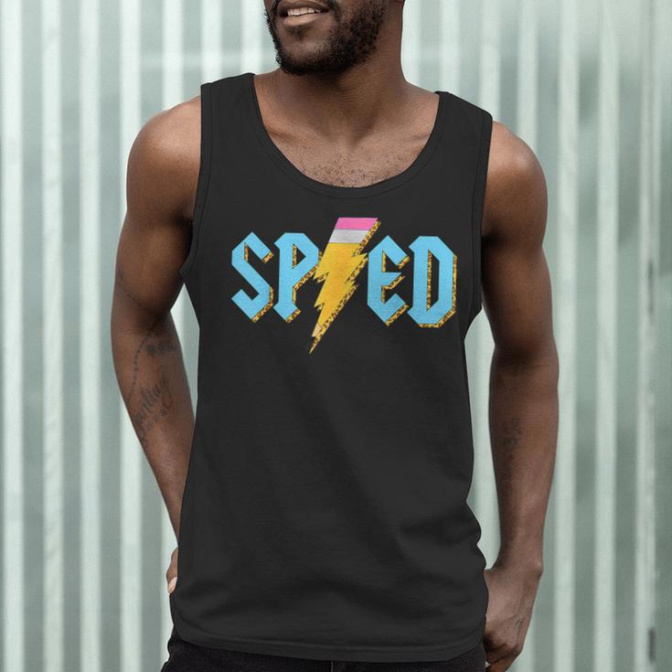 Special Education SPED Rocks Teacher Back To School Rock Men Tank Top, novelty gifts, funny gifts