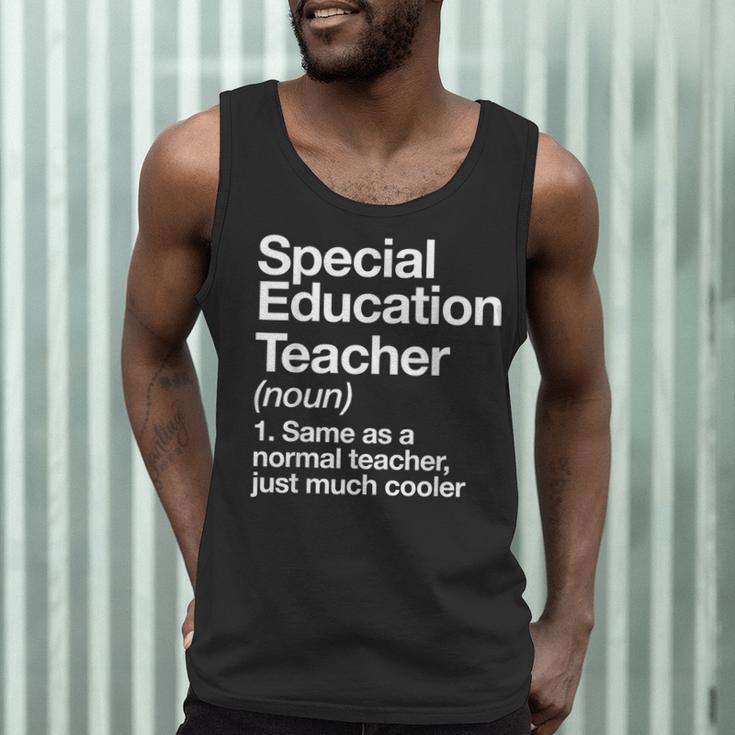 Special Education Teacher Definition Back To School Men Tank Top, novelty gifts, funny gifts