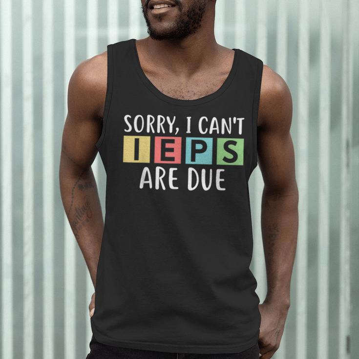 Special Education Teacher SPED Sorry I Can't IEPS Are Due Men Tank Top, novelty gifts, funny gifts Special Education Teacher SPED Sorry I Can't IEPS Are Due Men Tank Top, novelty gifts, funny gifts